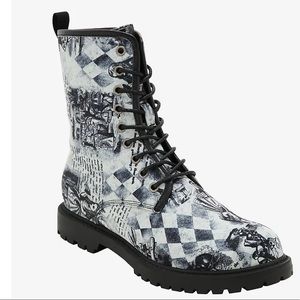 Hot Topic Alice in Combat Boots
